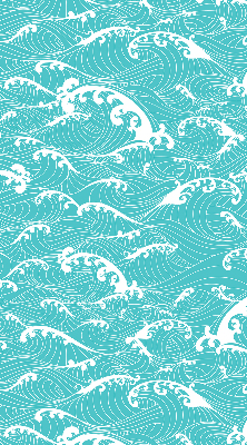 Fabric roller blind Waves