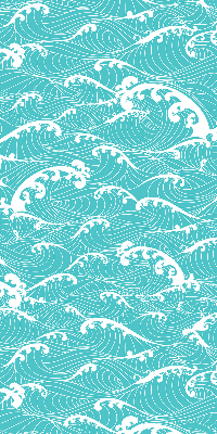 Fabric roller blind Waves