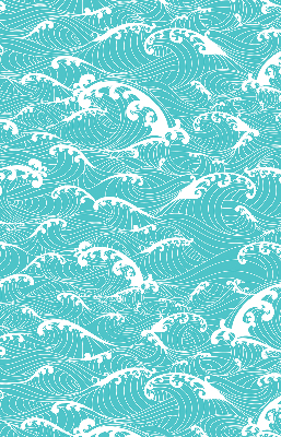 Fabric roller blind Waves