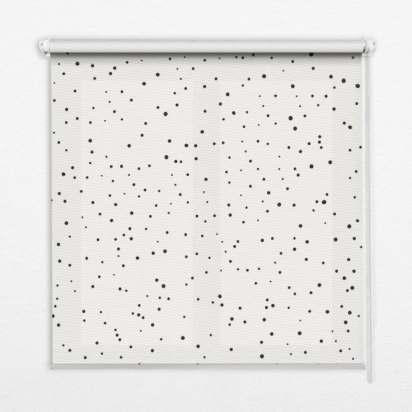 Roller blind for large window Dots