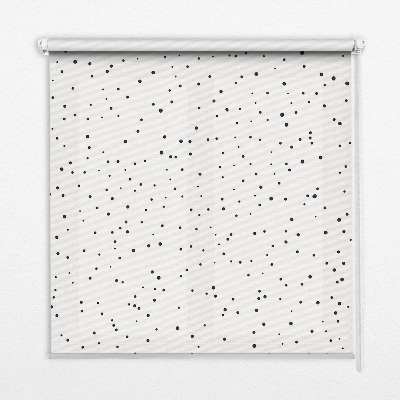 Dots roller blind for large windows