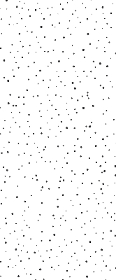 Roller blind for large window Dots