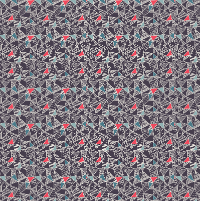 Modern roller blind patterned
