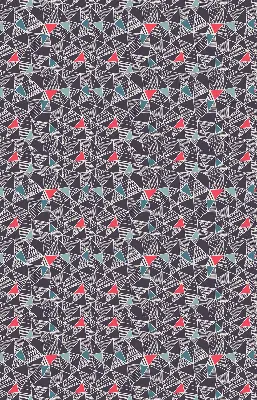 Modern roller blind patterned