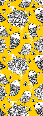 Roller blind for large window Birds