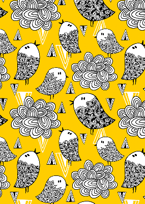 Roller blind for large window Birds