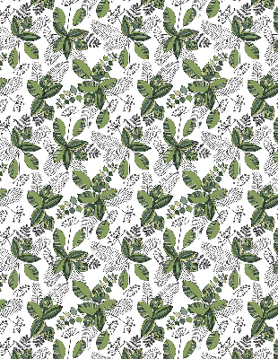 Fabric roller blind Plants