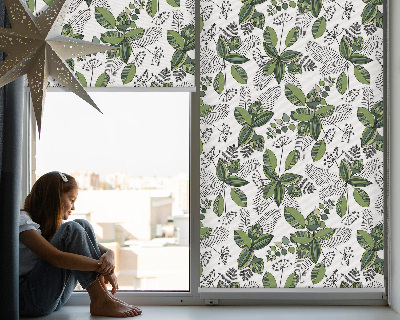 Fabric roller blind Plants