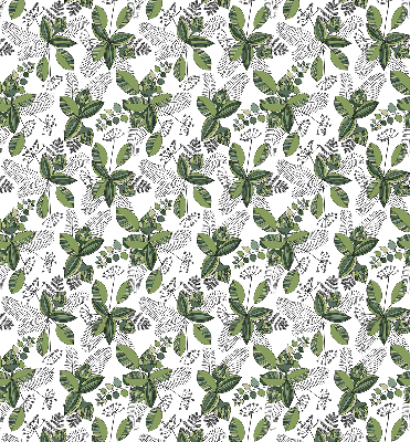 Fabric roller blind Plants