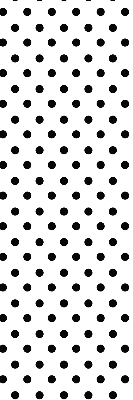Modern roller blind Black dots