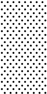 Modern roller blind Black dots