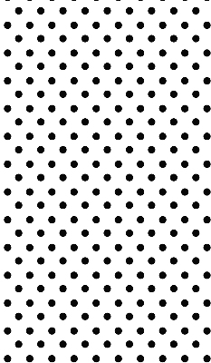 Modern roller blind Black dots