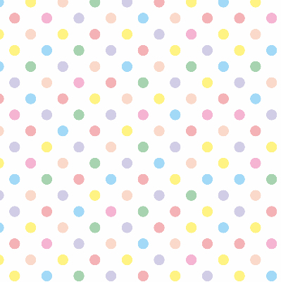 Fabric roller blind Colorful dots