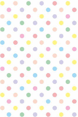Fabric roller blind Colorful dots