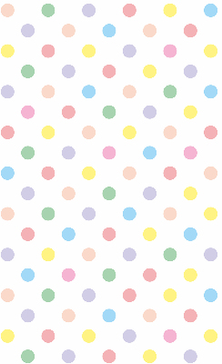 Fabric roller blind Colorful dots