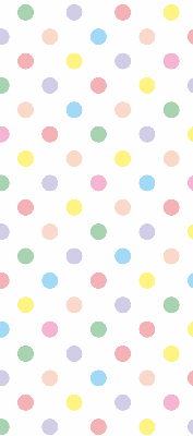 Fabric roller blind Colorful dots