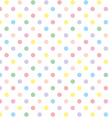 Fabric roller blind Colorful dots