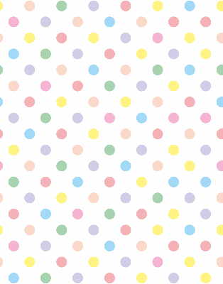 Fabric roller blind Colorful dots