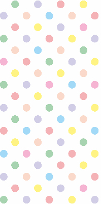 Fabric roller blind Colorful dots