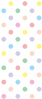 Fabric roller blind Colorful dots