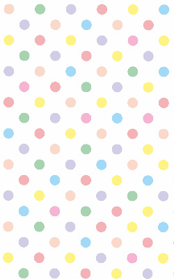 Fabric roller blind Colorful dots