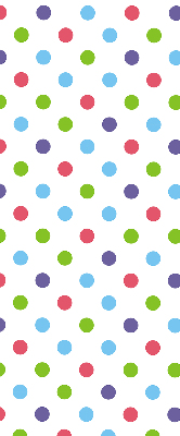 Modern roller blind Colorful dots