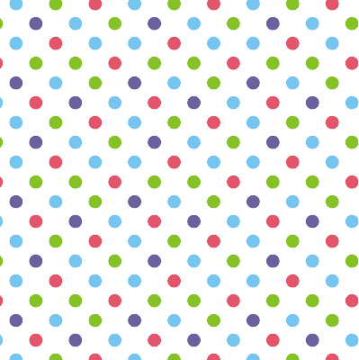 Modern roller blind Colorful dots