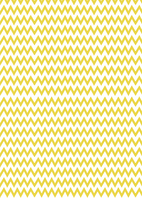 Fabric roller blind Yellow zigzags