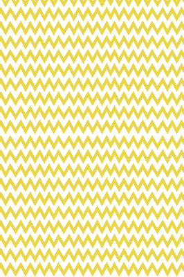 Fabric roller blind Yellow zigzags