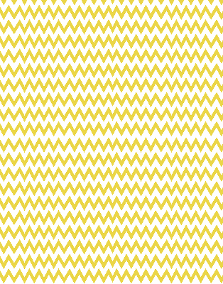 Fabric roller blind Yellow zigzags