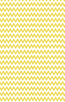 Fabric roller blind Yellow zigzags