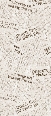 Roller blind for large window Newspapers