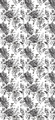 Roller blind for large window Drawn nature