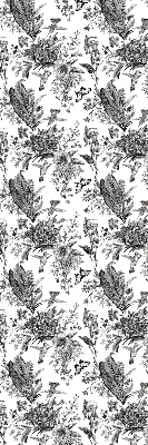 Roller blind for large window Drawn nature