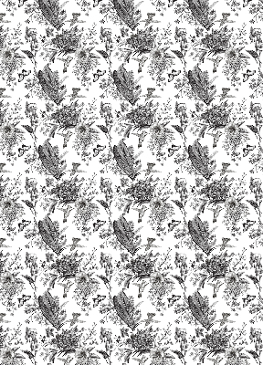 Roller blind for large window Drawn nature