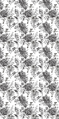 Roller blind for large window Drawn nature