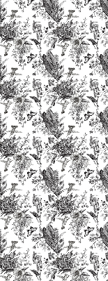 Roller blind for large window Drawn nature
