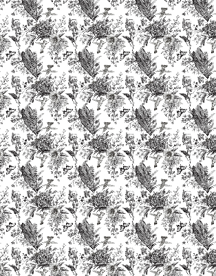 Roller blind for large window Drawn nature