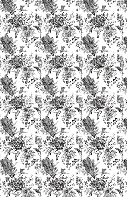 Roller blind for large window Drawn nature