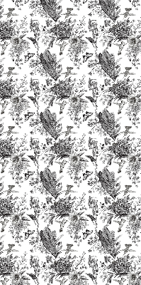 Roller blind for large window Drawn nature