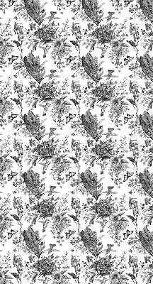 Roller blind for large window Drawn nature