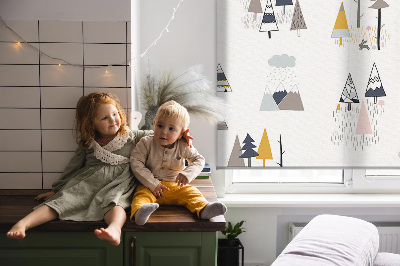 Fabric roller blind Seasons
