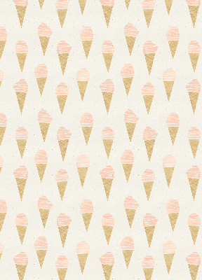 Roller blind for large window Ice-cream