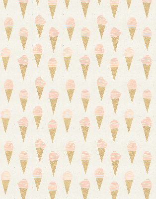 Roller blind for large window Ice-cream