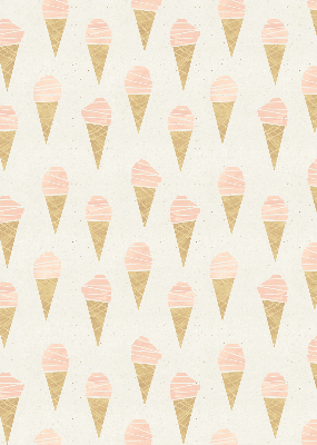 Roller blind for large window Ice-cream