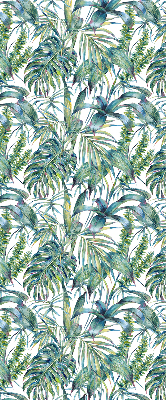 Fabric roller blind Tropical leaves