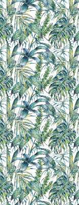 Fabric roller blind Tropical leaves