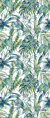 Fabric roller blind Tropical leaves