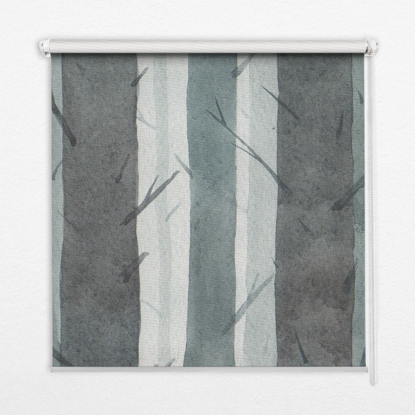 Modern roller blind Trees