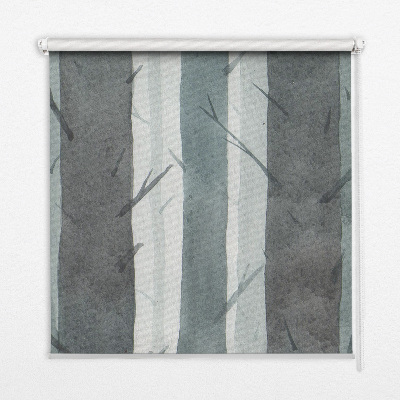 Modern roller blind Trees